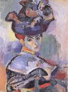 Henri Matisse Woman with Hat (Madame Matisse) (mk35) china oil painting reproduction